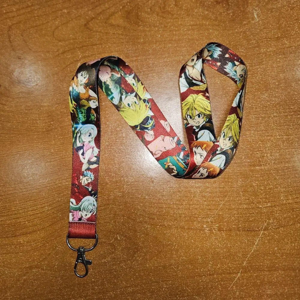 Seven Deadly Sins Lanyard Carry the Whole Holy Knights Crew Every Day